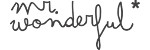 MR WONDERFUL