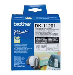 etiquetas-brother-dk11201-rollo-400u-29x90mm