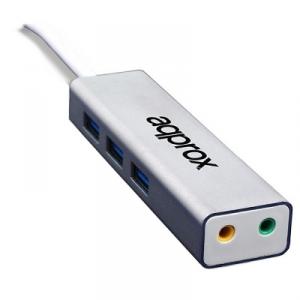 tarjeta-sonido-approx-apppcie51-usb-5-1-3x-hub-3-0