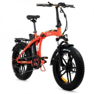 youin-bicicleta-electrica-dubai-naranja-plegable