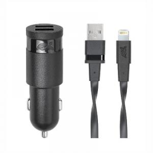 cargador-coche-2xusb-lightning-mfi-rivacase-negro